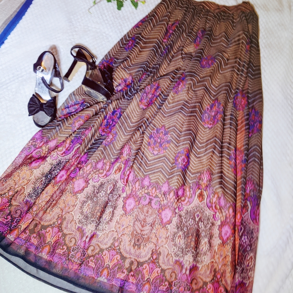 Vintage Bohemian boho hippie skirt